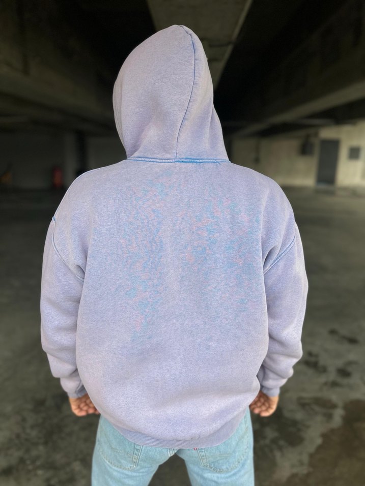 Asit Yıkama Hoodie - Görsel 4