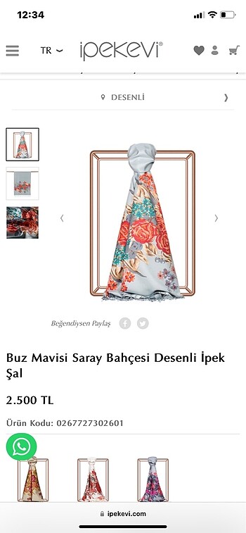 İpekevi şal