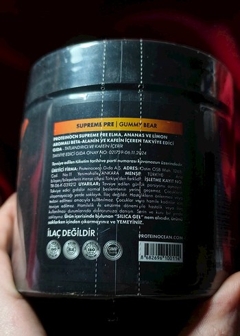 Supreme Pre Workout Tozu 280g Fitness - Görsel 5