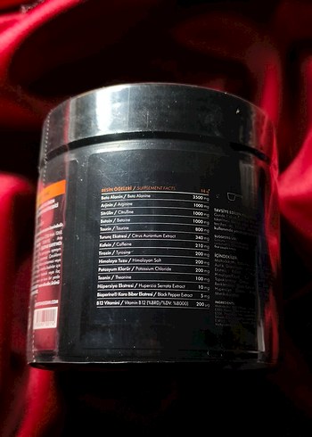 Supreme Pre Workout Tozu 280g Fitness - Görsel 3