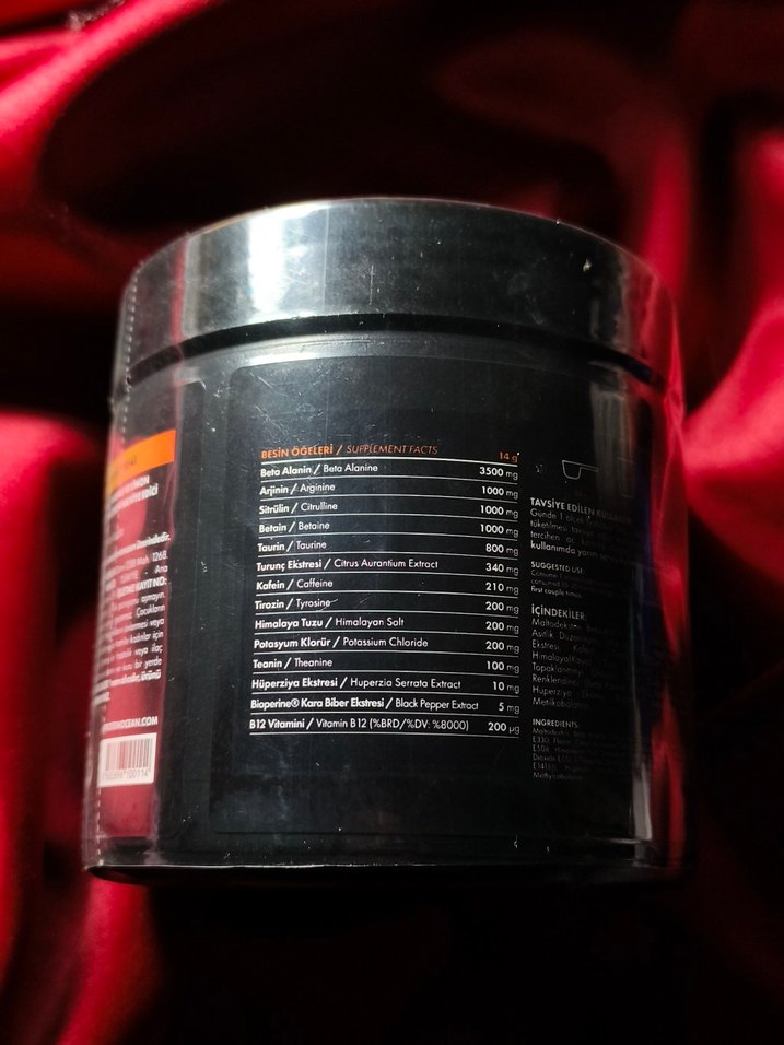 Supreme Pre Workout Tozu 280g Fitness - Görsel 3