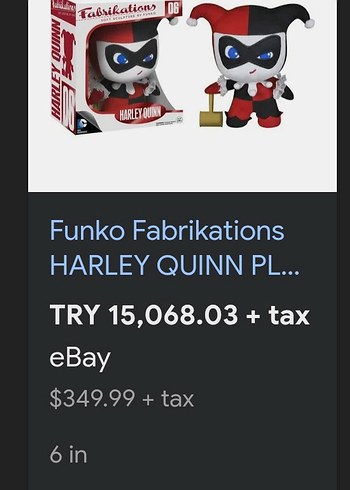 Funko Fabrikations  Harley Quinn (6 inch) | Nadir Parça - Görsel 2