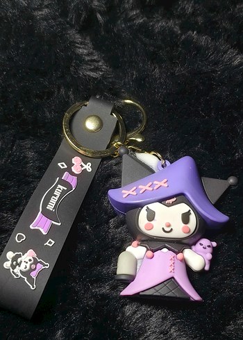 Kuromi 3D silikon anahtarlık - charm - çanta süsü - Görsel 3