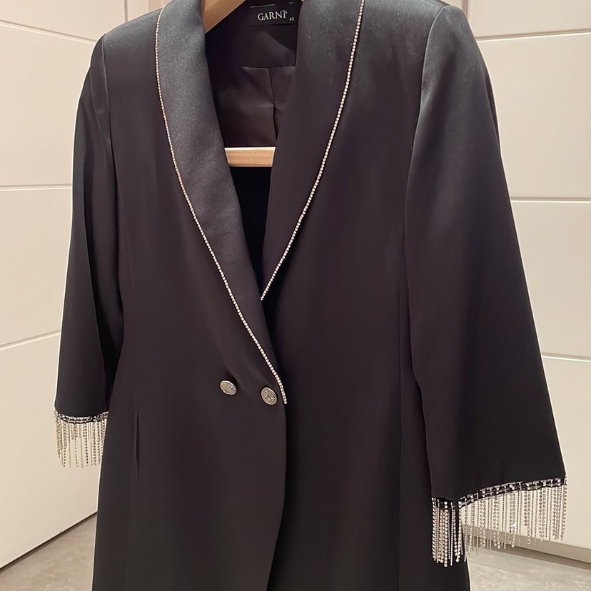 Siyah Uzun Kollu Kadın takım - Görsel 2