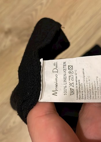 V Yaka Siyah Hamile Tişörtü - Görsel 4