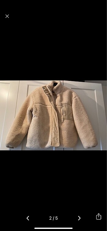 Pull and Bear Pull&bear peluş mont