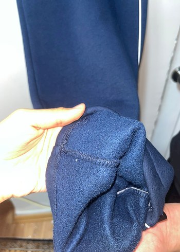 Erkek Lacivert Fermuarlı Eşofman Altı - Görsel 3