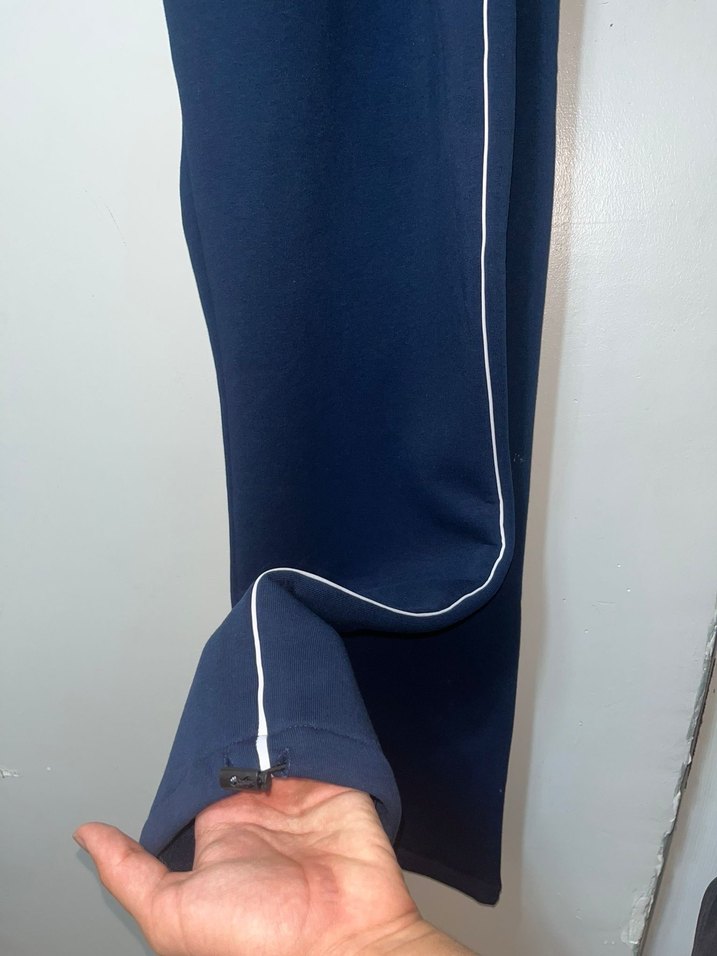 Erkek Lacivert Fermuarlı Eşofman Altı - Görsel 4