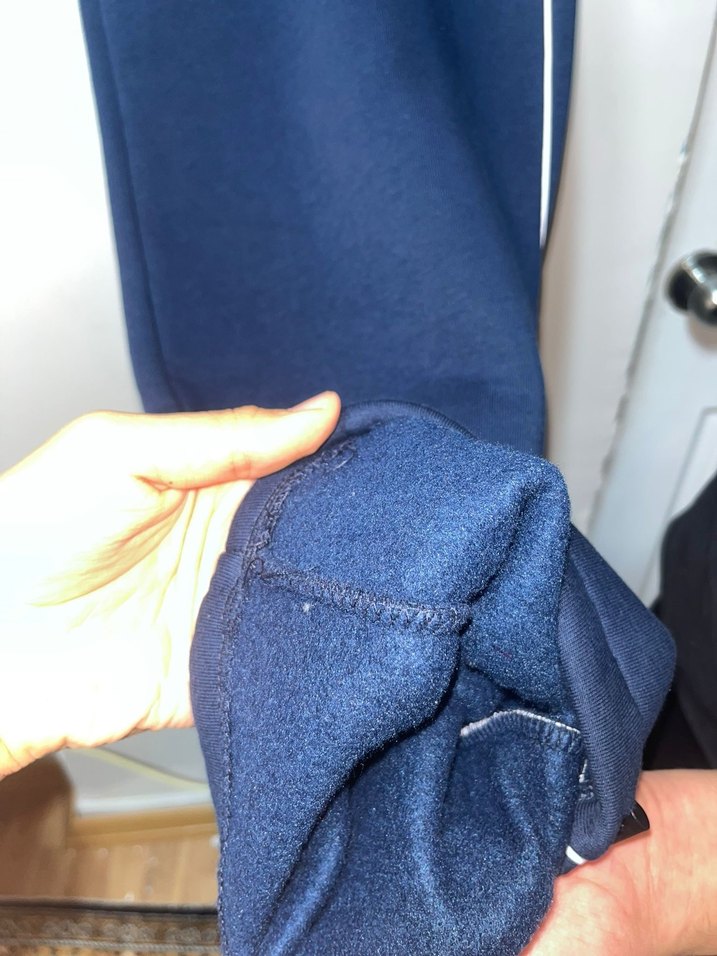 Erkek Lacivert Fermuarlı Eşofman Altı - Görsel 3