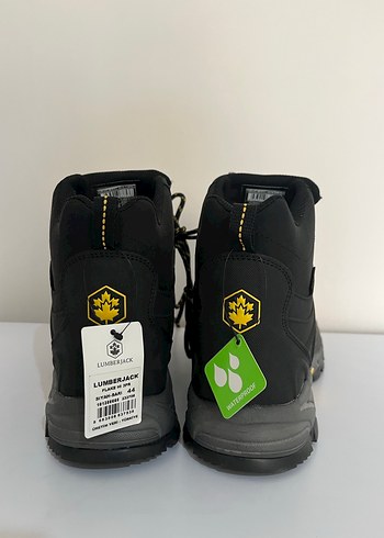 Siyah Sarı Bağcıklı Erkek Outdoor Ayakkabı - Görsel 3