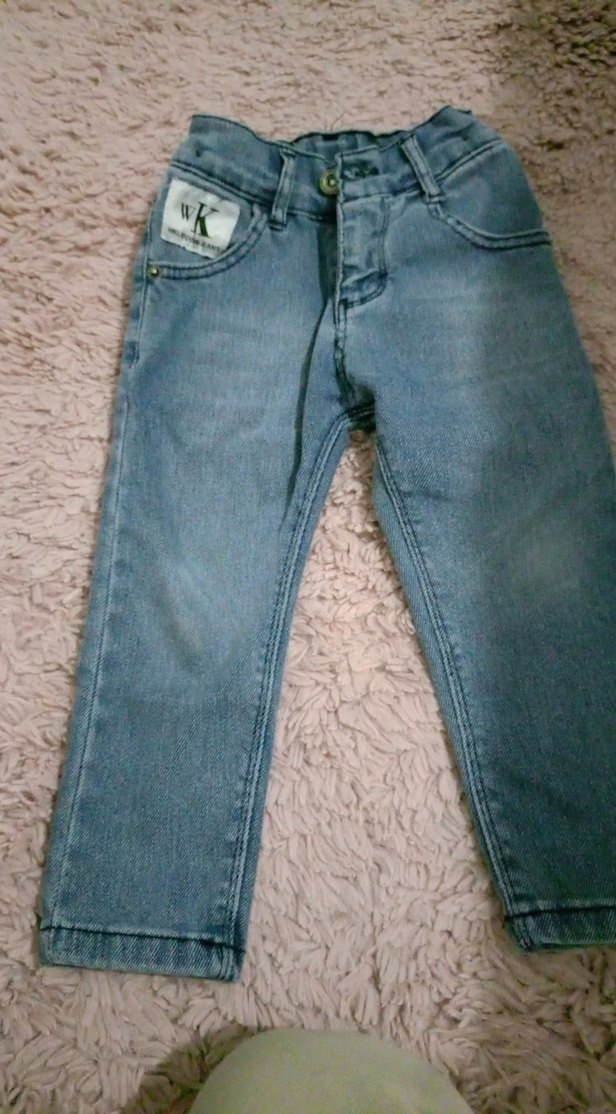 Esnek çok rahat acık mavi kot - Görsel 2