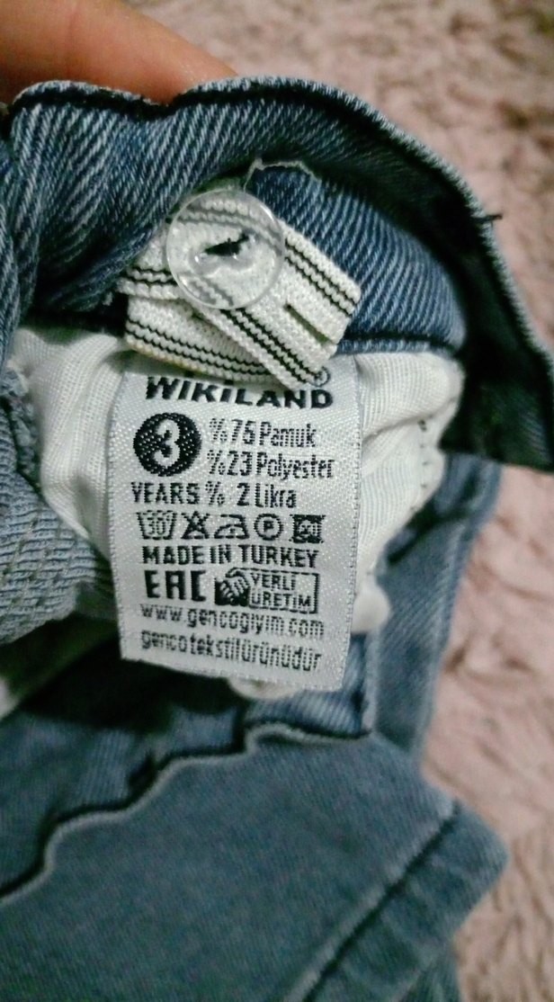 Esnek çok rahat acık mavi kot - Görsel 4