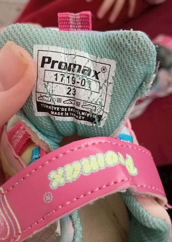 Kız Çocuk Pembe Batik Desenli Spor Ayakkabı - Görsel 3