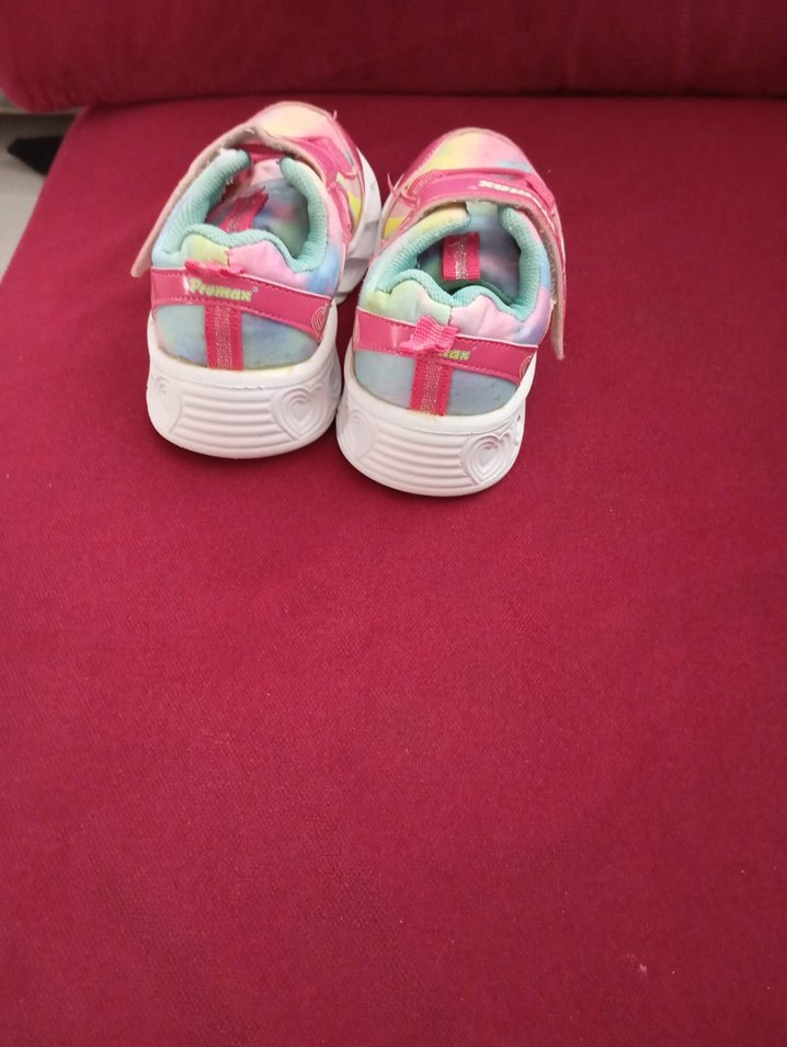 Kız Çocuk Pembe Batik Desenli Spor Ayakkabı - Görsel 2