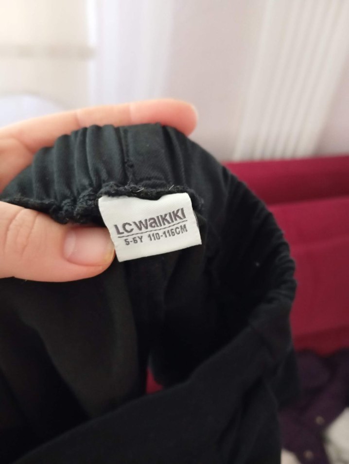 şort etek kız çocuk siyah - Görsel 2