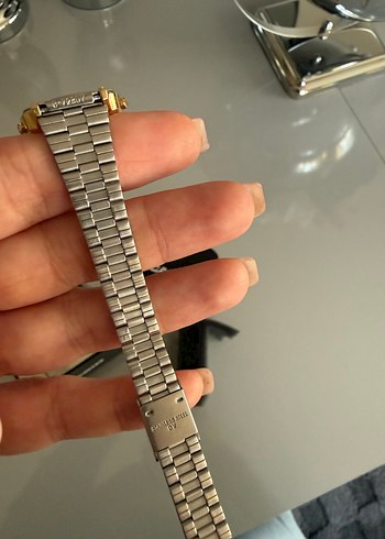 Kadın Parlak Altın Renkli Casio Dijital Saat - Görsel 9