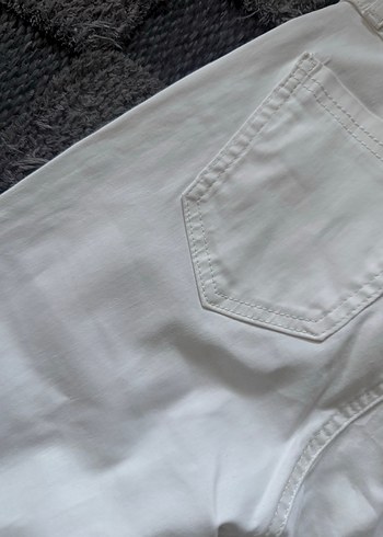 Kadın beyaz network jean - Görsel 5