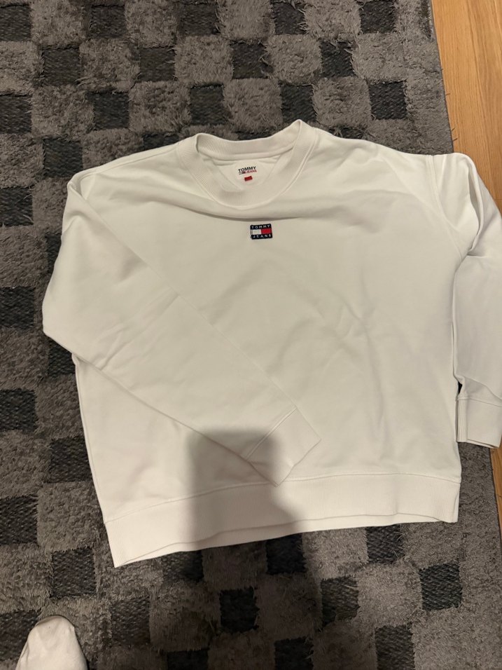 Tommy Hilfiger Beyaz Kadın Sweatshirt - Görsel 3