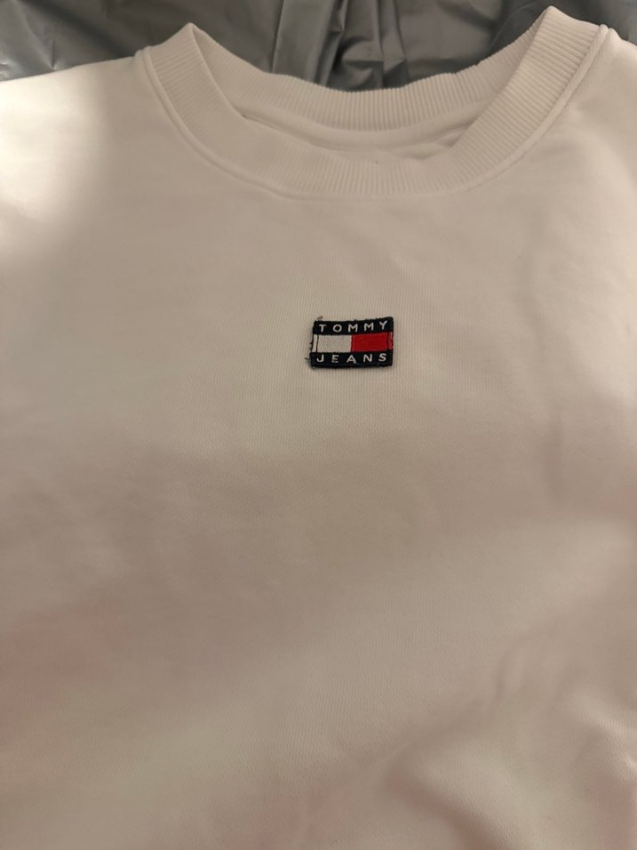 Tommy Hilfiger Beyaz Kadın Sweatshirt - Görsel 4