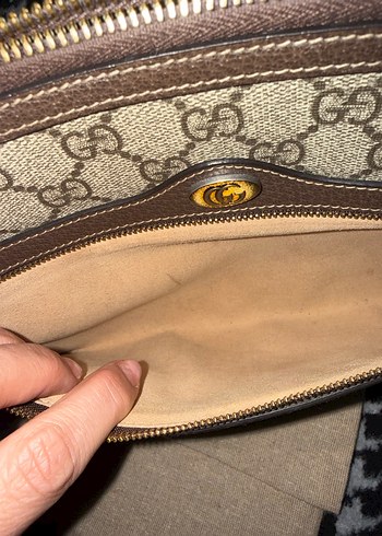 Gucci Gri Desenli Kadın Çanta - Görsel 5