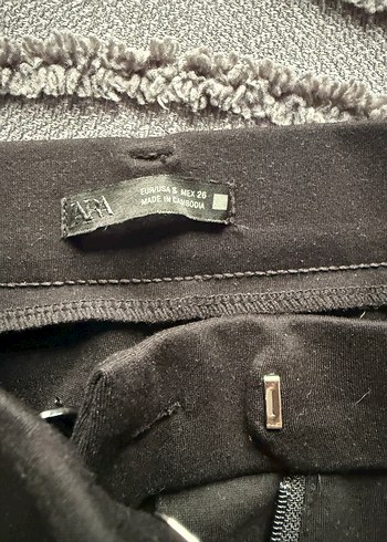 Siyah Elastik Kumaş Kadın Pantolon - Görsel 3