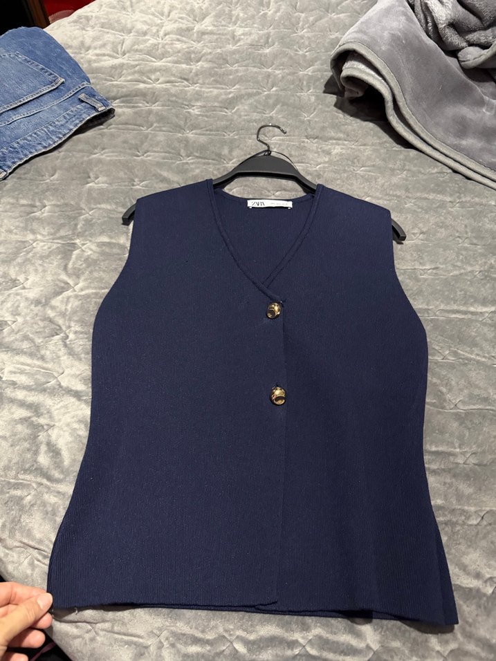 Zara marka tiriko yelek - Görsel 5