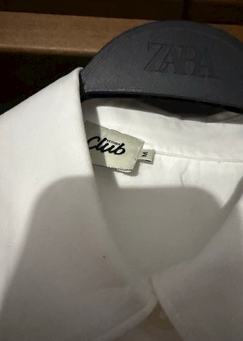 Beyaz Pamuklu kadın gömlek - Görsel 3