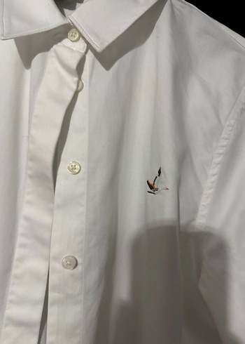 Beyaz Pamuklu kadın gömlek - Görsel 2