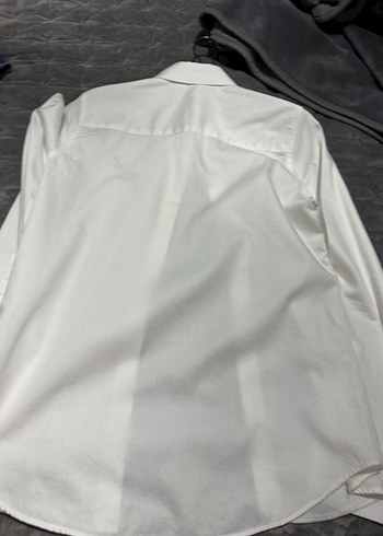 Beyaz Pamuklu kadın gömlek - Görsel 5