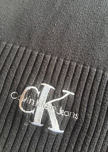 Siyah Nakışlı kadın atkı - Görsel 2