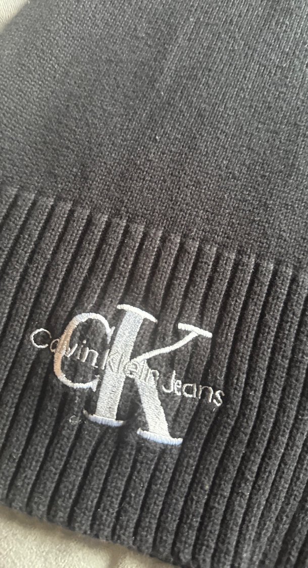 Siyah Nakışlı kadın atkı - Görsel 2