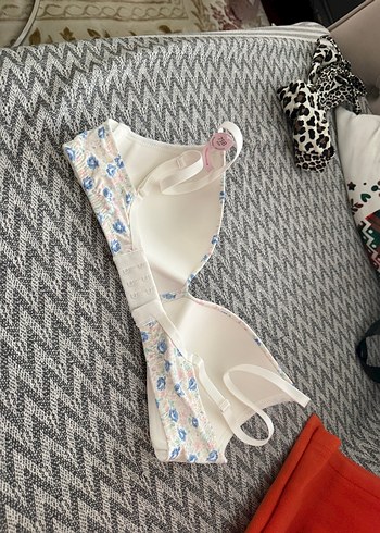 Çiçek Desenli Pembe Bohem Sütyen - Görsel 3