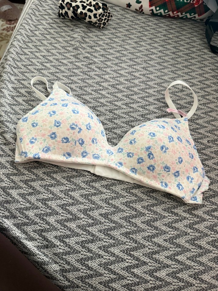 Çiçek Desenli Pembe Bohem Sütyen - Görsel 4