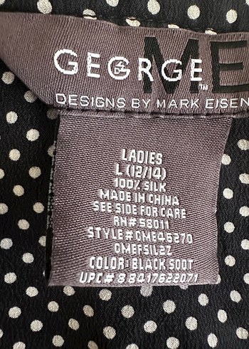 Düğmeli Puantiyeli Siyah Kadın Gömlek - Görsel 4