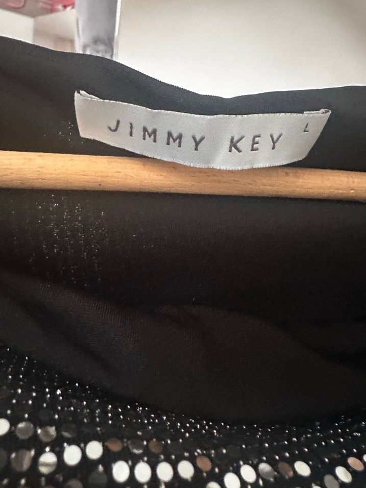 Parlak mini payetli Mini Etek - Görsel 3