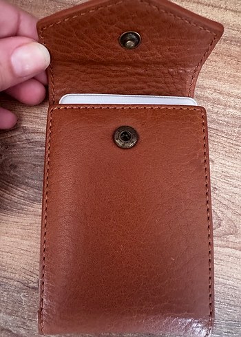 Kahverengi Deri Kartlıl - Görsel 2