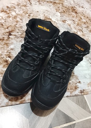 Siyah Bağcıklı Erkek Kauçuk Bot - Görsel 2