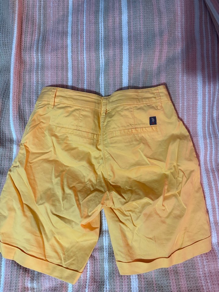 Sarı  Şort Rahat Kesim - Görsel 3