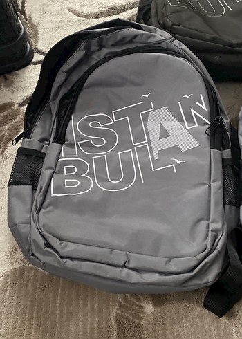 Gri Baskılı Erkek Sırt Çantası adeti 200 - Görsel 2