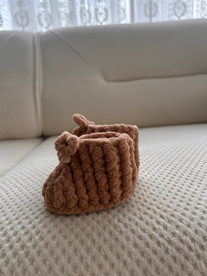 Pufy bebek battaniyesi panduf hediyeli - Görsel 4