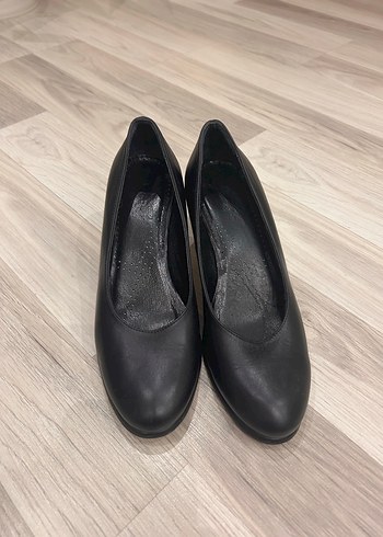 Siyah Kadın Blok Topuklu Stiletto - Görsel 2