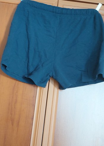 Lacivert Hamile Keten Midi Şort - Görsel 4