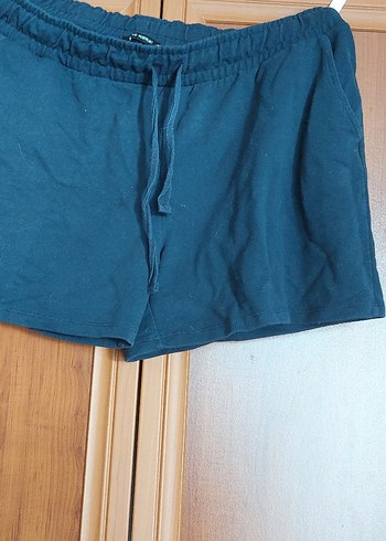 Lacivert Hamile Keten Midi Şort - Görsel 2