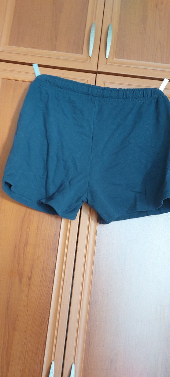 Lacivert Hamile Keten Midi Şort - Görsel 3