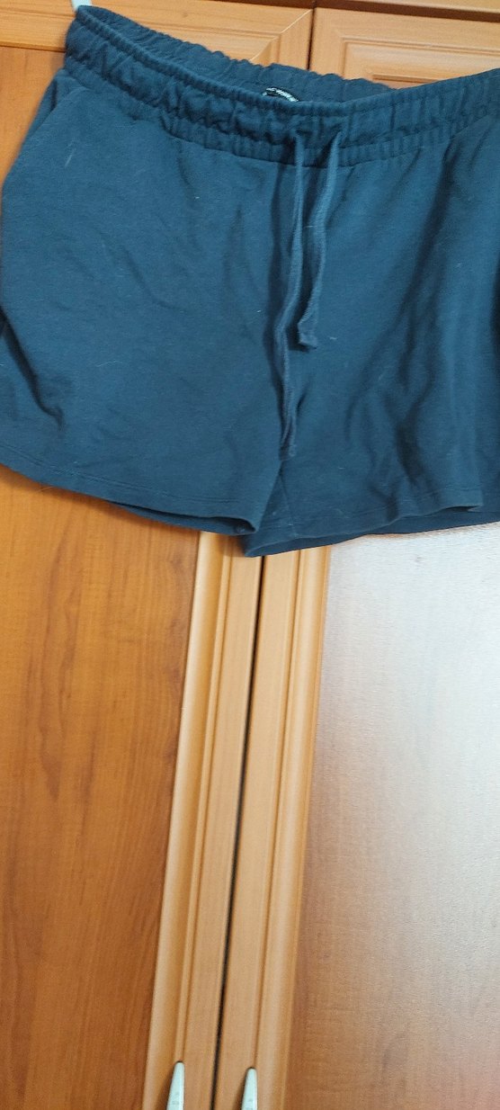 Lacivert Hamile Keten Midi Şort - Görsel 5