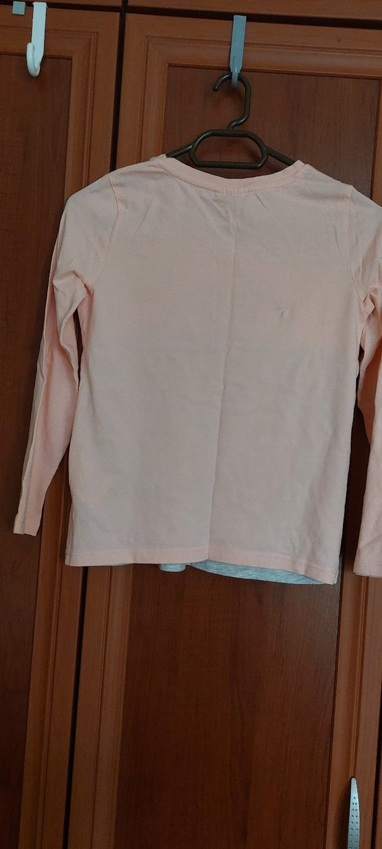 Kız Çocuk Unicorn Baskılı Uzun Kollu Tişört - Görsel 5