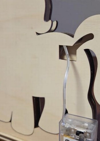 Işıklı Light Box Çocuk Uyku Odası Aksesuar - Görsel 8