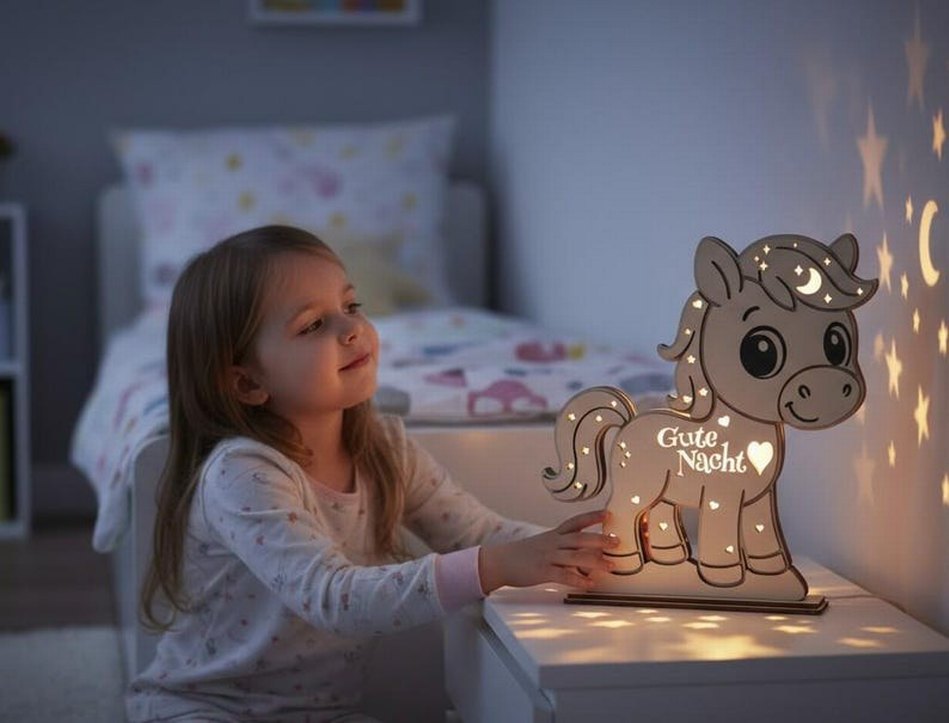 Işıklı Light Box Çocuk Uyku Odası Aksesuar - Görsel 2