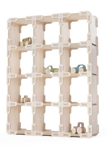 Doğal Renkli Çocuk Rafı Organik - Görsel 2