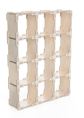 Doğal Renkli Çocuk Rafı Organik - Görsel 4